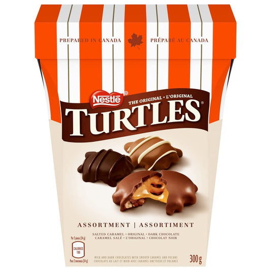 Turtles Assorted Holiday Gift Chocolates Box 300g/10.58oz (Shipped from Canada)