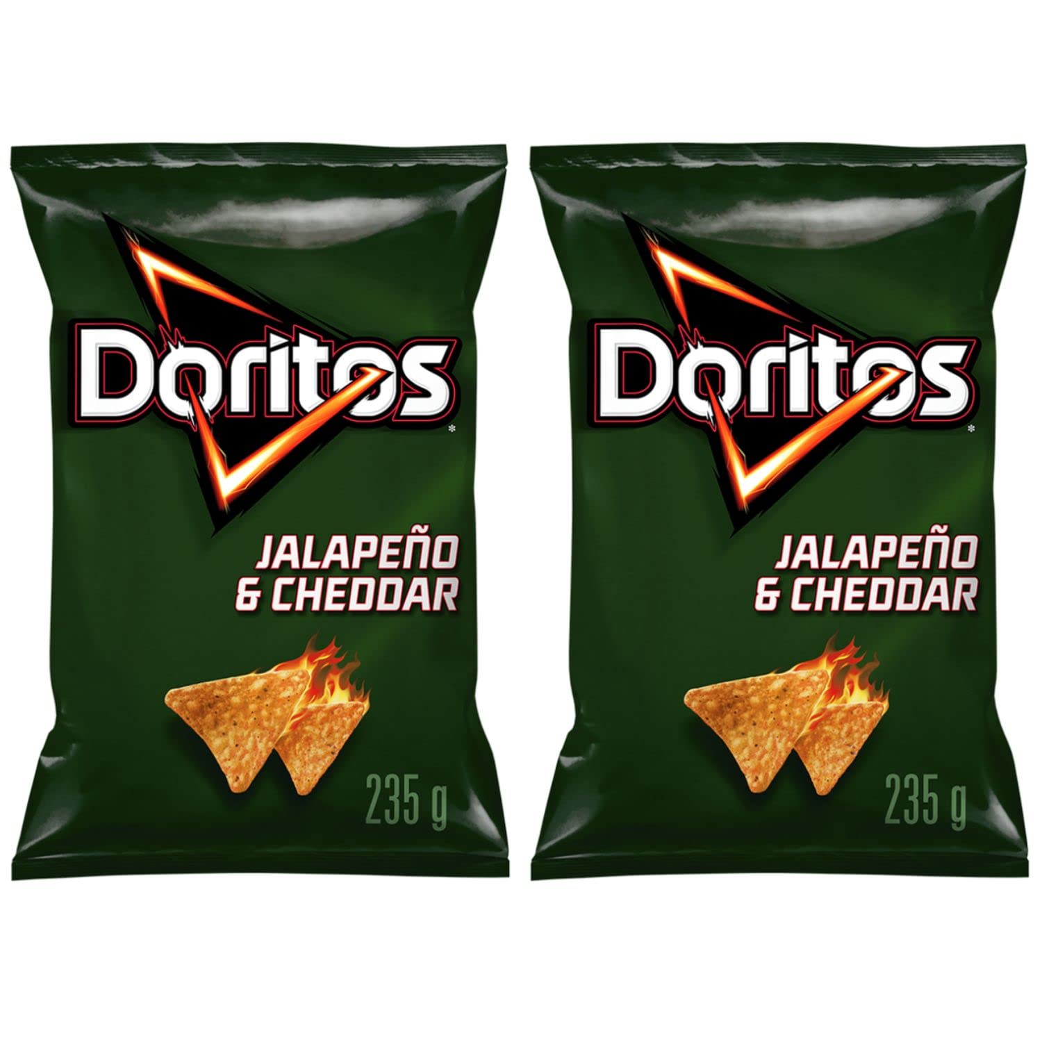 Doritos Jalapeno and Cheddar Tortilla Chips pack of 2