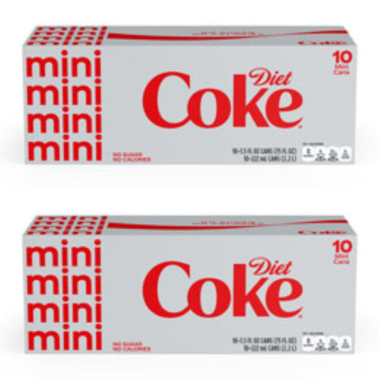 Coca-Cola Fridge Pack Cans Soda 7.5 Fl oz (Shipped from Canada)