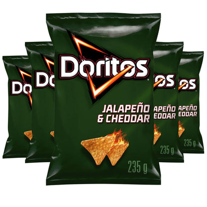 Doritos Jalapeno and Cheddar Tortilla Chips 235g/8.2oz (Shipped from Canada)