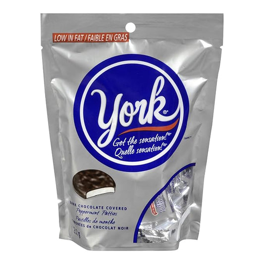 York Dark Chocolate Peppermint Patties, 200g/7.05oz (Shipped from Canada)