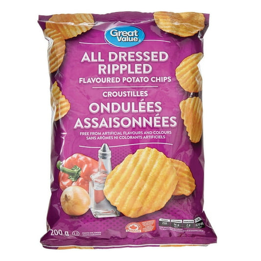 Great Value All Dressed Potato Chips