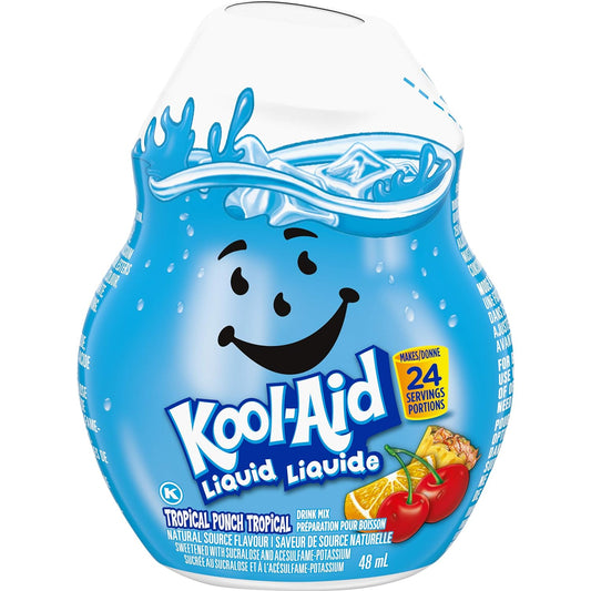 Kool-Aid Tropical Punch Liquid Drink Mix 48mL/1.6 fl. oz (Shipped from Canada)