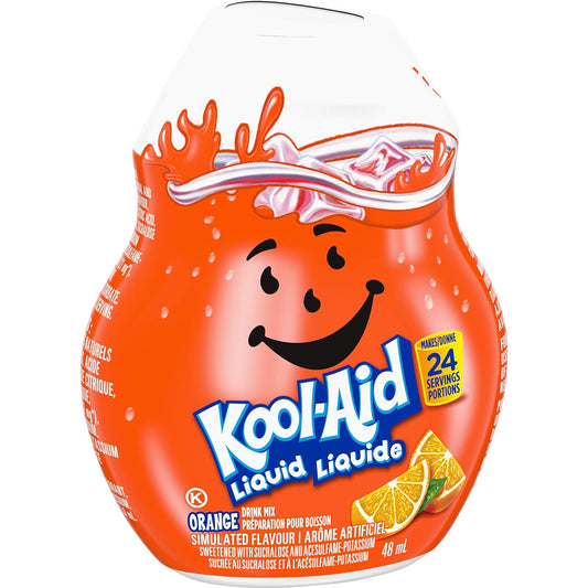 Kool-Aid Orange Liquid Drink Mix 48mL/1.6 fl. oz (Shipped from Canada)