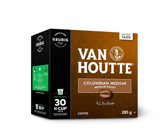 Van Houtte Colombian Medium K-Cup Pod 285g/10.05oz (Shipped from Canada)