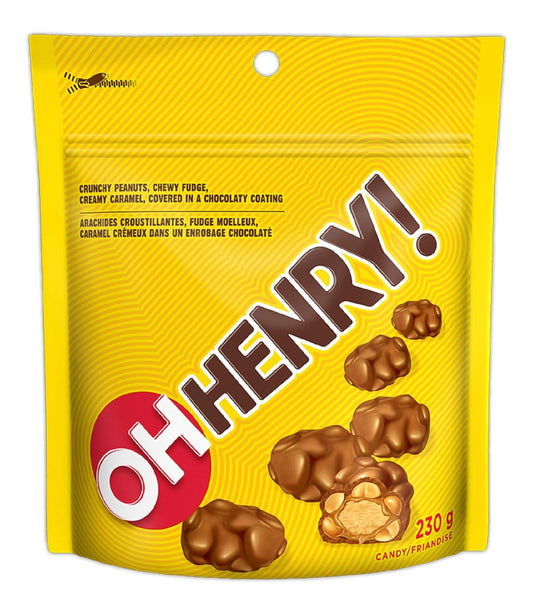 OH HENRY! Chocolate Candy Bites Bag, 230g/8.11oz (Shipped from Canada)