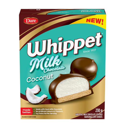 Dare Whippet Milk Chocolate Dipped Coconut