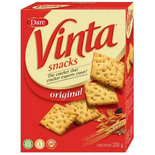 Dare Vinta Snacks Original Crackers 200g/7oz (Shipped from Canada)