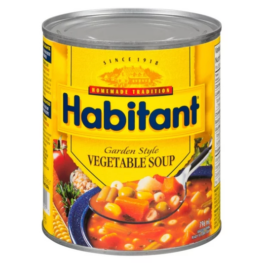Habitant Garden Vegetable Soup 796ml/28oz (Shipped from Canada)