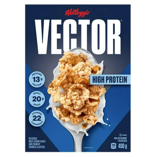 Kellogg's Vector Meal Replacement Cereal 400g/14.1ozoz (Shipped from Canada)