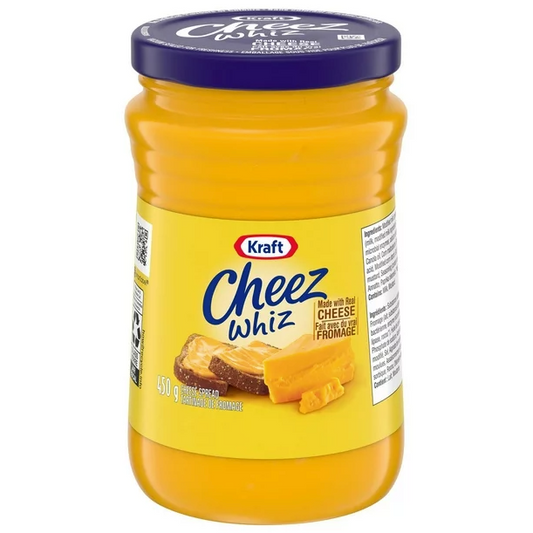 Kraft Cheez Whiz Spread, 450g/15.87oz (Shipped from Canada)