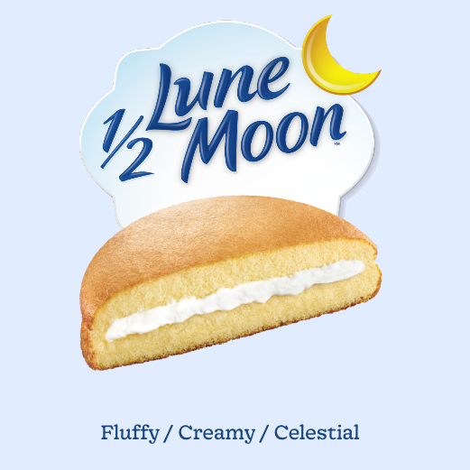 Vachon Vanilla 1/2 Lune Moon Snack Cakes, 252g/8.88oz (Shipped from Canada)
