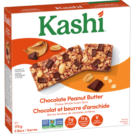 Kashi Chocolate Peanut Butter Whole Grain Bar, 175g/6.2oz (Shipped from Canada)