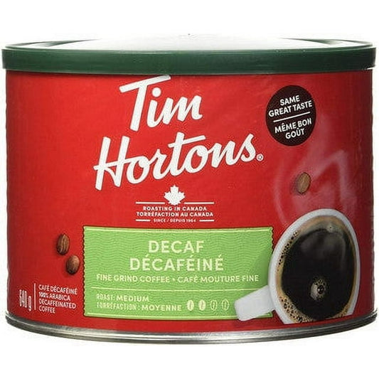 Tim Horton's Decaf Ground Coffee 640g/22.57oz (Shipped from Canada)