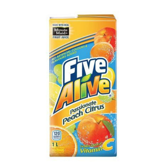 Five Alive Passionate Peach Citrus 1L /33.8 fl. oz (Shipped from Canada)