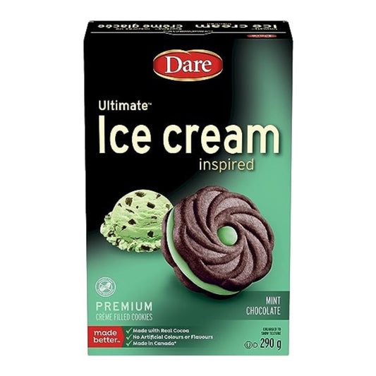 Ultimate Ice Cream Inspired Mint Chocolate Cookies, 290g/10.2oz (Shipped from Canada)