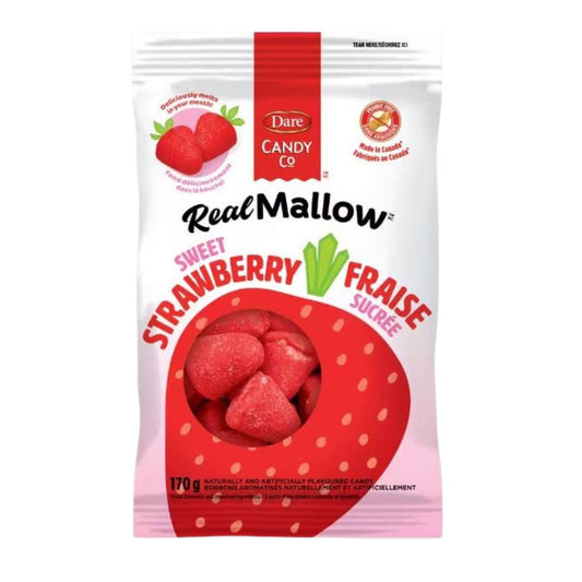 Dare Realmallow Marshmallow Sweet Strawberry Candy, 170g/6oz (Shipped from Canada)