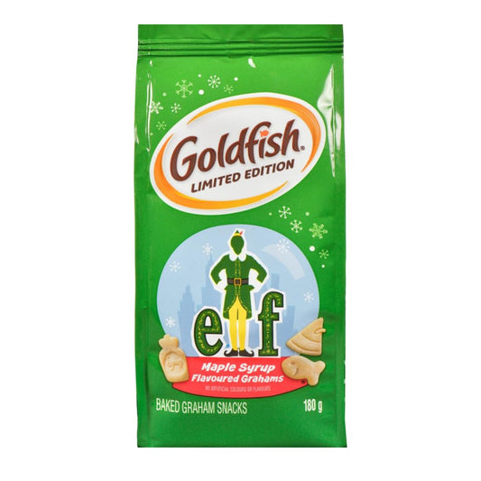 Goldfish Elf Maple Syrup Flavored Graham Crackers - Limited Edition, 180g/6.4oz (Shipped from Canada)