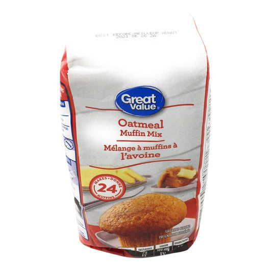 Great Value Oatmeal Muffin Mix 900g/31.74oz (Shipped from Canada)