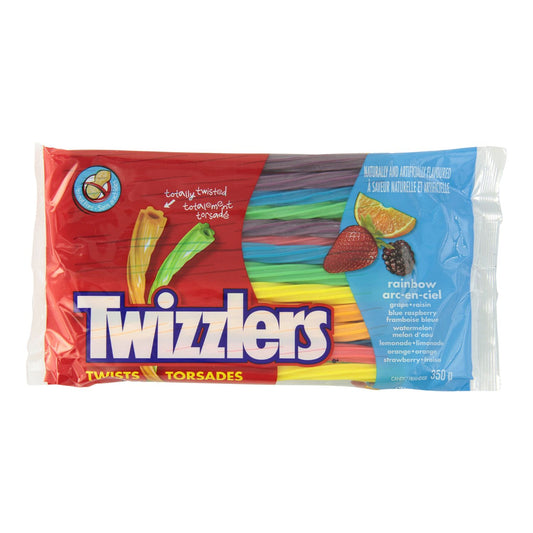 Twizzlers Rainbow Twists 350g/12.3oz (Shipped from Canada)
