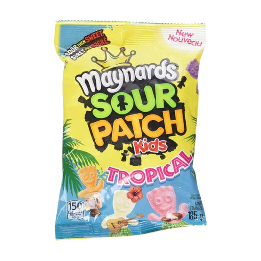 Maynards Sour Patch Kids Tropical Candy 185g/6.5oz (Shipped from Canada)