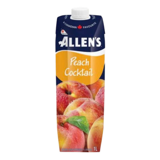 Allens Peach Cocktail Juice 1L/33.8fl.oz (Shipped from Canada)