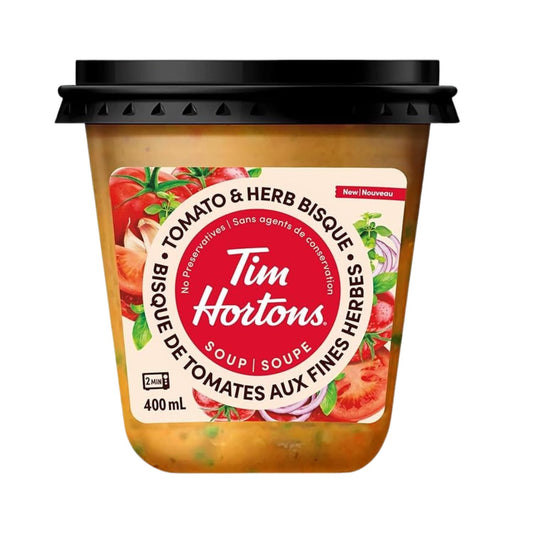 Tim Hortons Tomato and Herb Bisque Soup, 400ml/13.5 fl. oz. (Shipped from Canada)