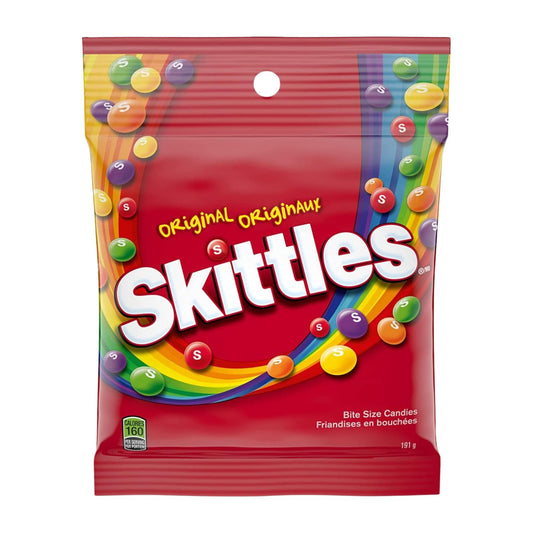 Skittles Original Candy 191g/6.7oz (Shipped from Canada)