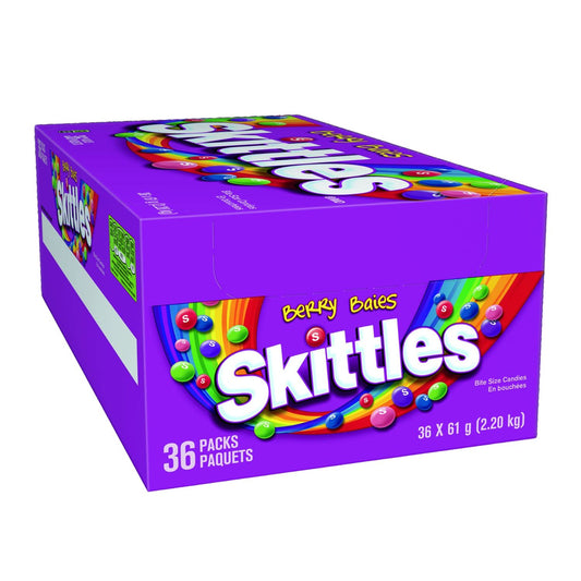 Skittles Berry Gummy Candy 61g/2.2oz (Shipped from Canada)