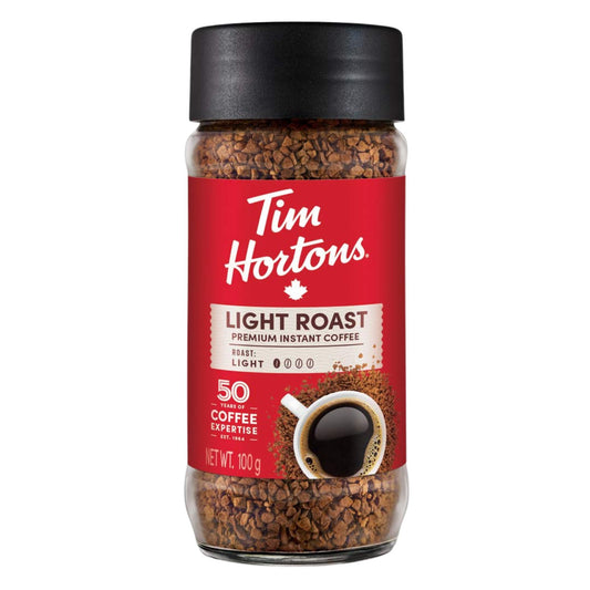 Tim Hortons Premium Instant Coffee (Light Roast) 100g/3.52oz (Shipped from Canada)