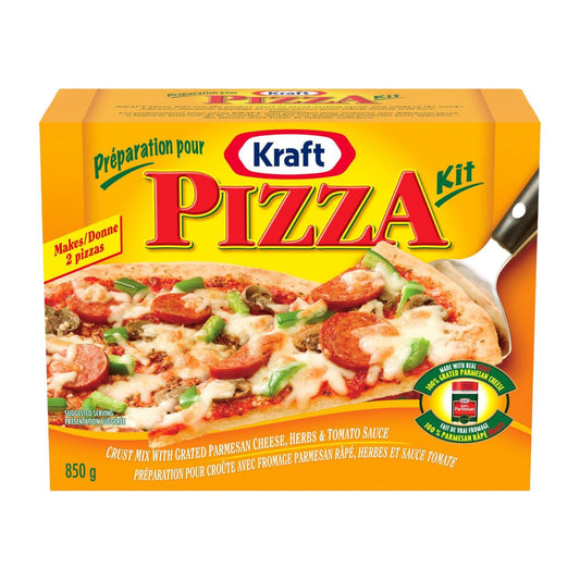 Kraft Pizza Kit Makes 2 Pizzas 850g/29.9oz (Shipped from Canada)
