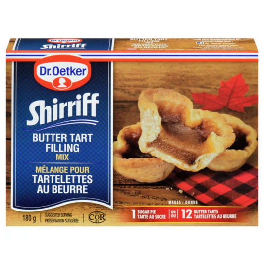 Dr. Oetker Shirriff Butter Tart Filling Mix, 180g/6.3oz (Shipped from Canada)