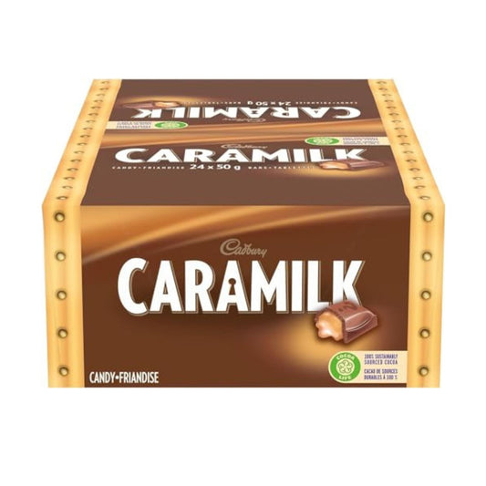 Cadbury Caramilk, Chocolatey Candy Bars, 24 x 50g/1.8 oz (Shipped from Canada)