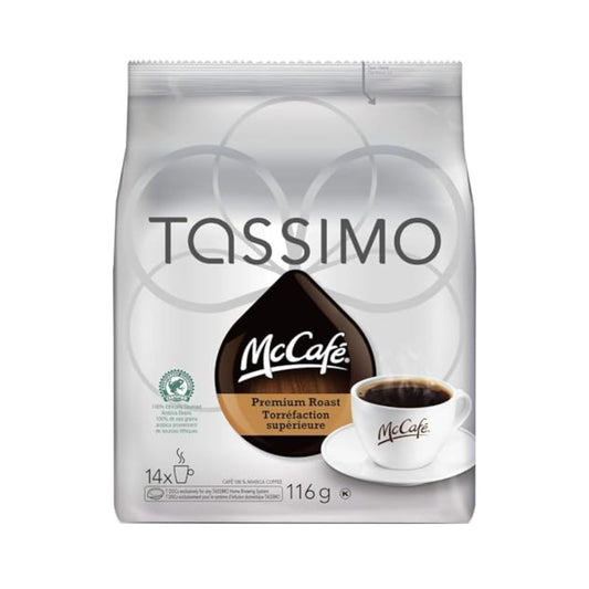 Tassimo McCafé Premium Roast Coffee Single Serve T-Discs, 14 T-Discs, 116g/4.1oz (Shipped from Canada)