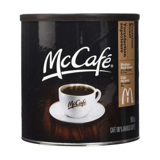 McCAFE Premium Medium Dark Roast Ground Coffee 950g/33.51oz (Shipped from Canada)