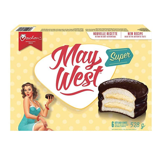 Vachon May West SUPER SIZE Snack Cakes, 528g/18.6oz (Shipped from Canada)