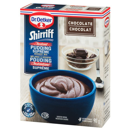 Dr. Oetker Instant Pudding Creamy Chocolate Mix 90g/3.1oz (Shipped from Canada)