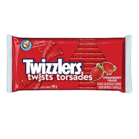 Twizzlers Strawberry Twists Licorice Party Pack 454g/16oz (Shipped from Canada)