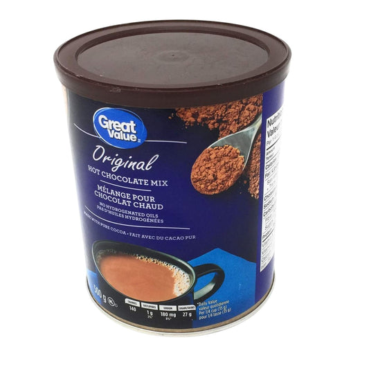 Great Value Original Hot Chocolate Mix 500g/17.6oz (Shipped from Canada)