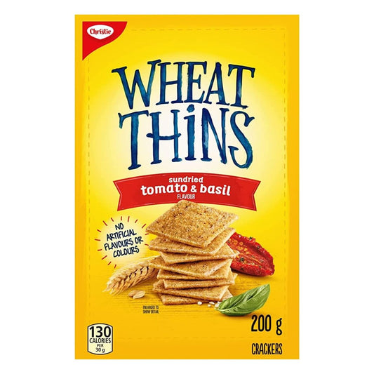 Wheat Thins Sundried Tomato & Basil Crackers 200g/7oz (Shipped from Canada)