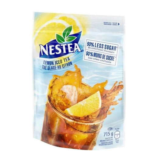 Nestea Lemon Iced Tea with 50% Less Sugar, 715g/1.5 lbs (Shipped from Canada)