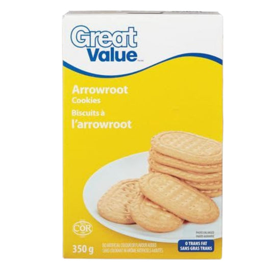 Great Value Arrowroot Cookies 350g/12.3oz (Shipped from Canada)