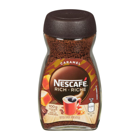 Nescafe Rich Caramel Instant Coffee, 100g/3.5oz (Shipped from Canada)