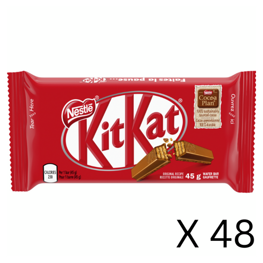 Kit Kat Chocolate Wafer Bars Multipack 48 X 45g, 2.1kg/74oz (Shipped from Canada)