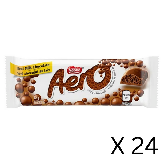 Aero Milk Chocolate Bars Case pack of 24