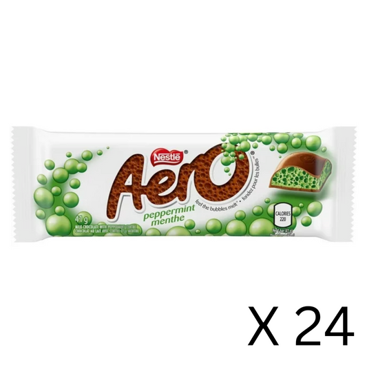 Aero Peppermint Milk Chocolate Bars Case pack of 24
