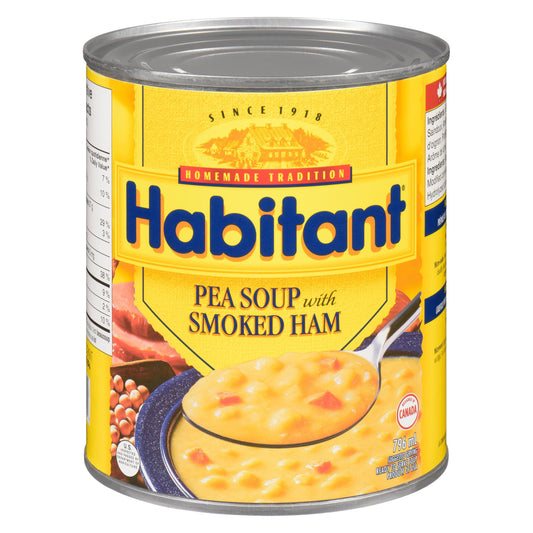 Habitant Pea Soup with Smoked Ham 796ml/28 fl. oz (Shipped from Canada)