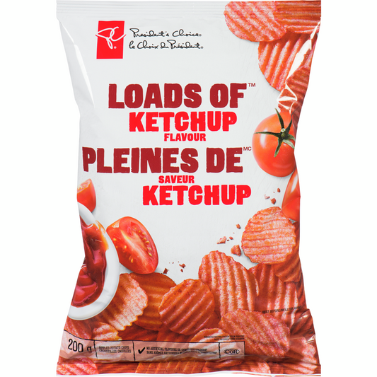 Presidents Choice Loads of Ketchup Rippled
