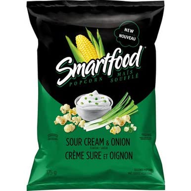 Smartfood Sour Cream & Onion Popcorn 175g/6.2oz (Shipped from Canada)