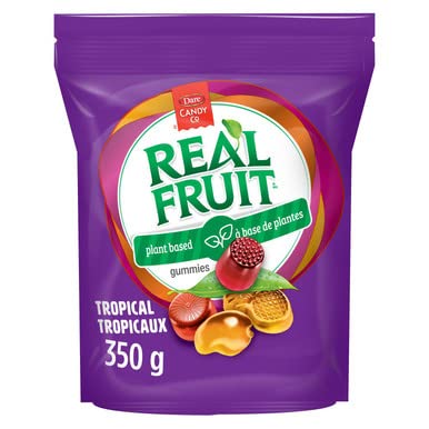 Dare RealFruit Gummies Tropical Flavor 350g/12.34oz (Shipped from Canada)